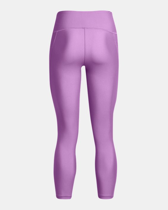 Damen HeatGear® Armour 7/8 Leggings mit hohem Bund, Purple, pdpMainDesktop image number 5